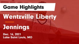 Wentzville Liberty  vs Jennings  Game Highlights - Dec. 16, 2021