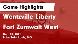 Wentzville Liberty  vs Fort Zumwalt West  Game Highlights - Dec. 23, 2021