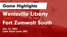 Wentzville Liberty  vs Fort Zumwalt South  Game Highlights - Jan. 21, 2022