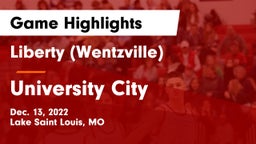 Liberty (Wentzville)  vs University City  Game Highlights - Dec. 13, 2022