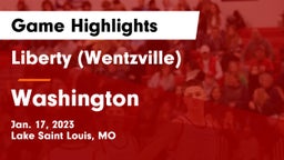 Liberty (Wentzville)  vs Washington  Game Highlights - Jan. 17, 2023