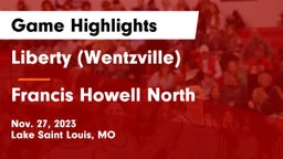 Liberty (Wentzville)  vs Francis Howell North  Game Highlights - Nov. 27, 2023