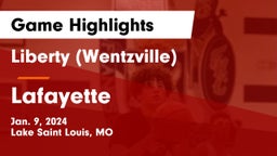 Liberty (Wentzville)  vs Lafayette  Game Highlights - Jan. 9, 2024