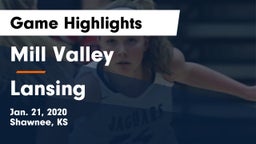 Mill Valley  vs Lansing  Game Highlights - Jan. 21, 2020