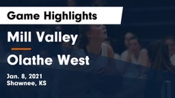 Mill Valley  vs Olathe West   Game Highlights - Jan. 8, 2021
