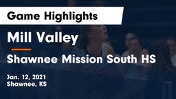 Mill Valley  vs Shawnee Mission South HS Game Highlights - Jan. 12, 2021