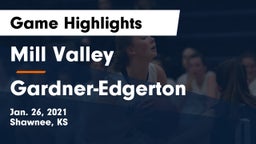 Mill Valley  vs Gardner-Edgerton  Game Highlights - Jan. 26, 2021