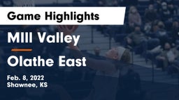 MIll Valley  vs Olathe East  Game Highlights - Feb. 8, 2022
