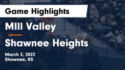 MIll Valley  vs Shawnee Heights Game Highlights - March 2, 2022