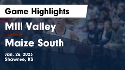 MIll Valley  vs Maize South  Game Highlights - Jan. 26, 2023