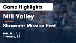 MIll Valley  vs Shawnee Mission East  Game Highlights - Feb. 10, 2023