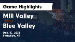 MIll Valley  vs Blue Valley  Game Highlights - Dec. 12, 2023