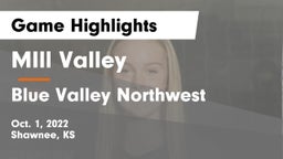 MIll Valley  vs Blue Valley Northwest  Game Highlights - Oct. 1, 2022