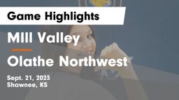 MIll Valley  vs Olathe Northwest  Game Highlights - Sept. 21, 2023