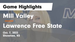 MIll Valley  vs Lawrence Free State  Game Highlights - Oct. 7, 2023