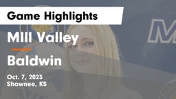 MIll Valley  vs Baldwin  Game Highlights - Oct. 7, 2023