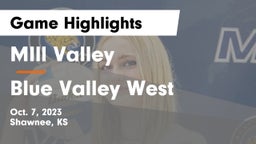 MIll Valley  vs Blue Valley West  Game Highlights - Oct. 7, 2023
