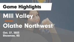MIll Valley  vs Olathe Northwest  Game Highlights - Oct. 27, 2023