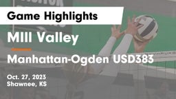 MIll Valley  vs Manhattan-Ogden USD383 Game Highlights - Oct. 27, 2023
