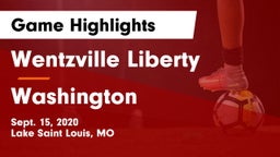 Wentzville Liberty  vs Washington  Game Highlights - Sept. 15, 2020