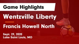 Wentzville Liberty  vs Francis Howell North  Game Highlights - Sept. 29, 2020