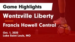 Wentzville Liberty  vs Francis Howell Central  Game Highlights - Oct. 1, 2020