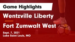 Wentzville Liberty  vs Fort Zumwalt West  Game Highlights - Sept. 7, 2021