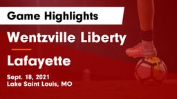 Wentzville Liberty  vs Lafayette  Game Highlights - Sept. 18, 2021