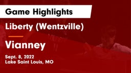 Liberty (Wentzville)  vs Vianney  Game Highlights - Sept. 8, 2022