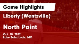 Liberty (Wentzville)  vs North Point  Game Highlights - Oct. 10, 2022