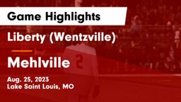 Liberty (Wentzville)  vs Mehlville  Game Highlights - Aug. 25, 2023