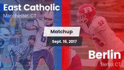 Matchup: East Catholic High vs. Berlin  2017