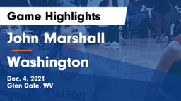 John Marshall  vs Washington  Game Highlights - Dec. 4, 2021