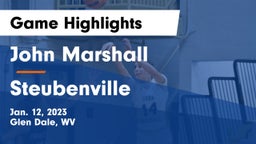 John Marshall  vs Steubenville  Game Highlights - Jan. 12, 2023