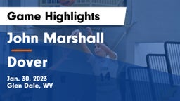 John Marshall  vs Dover  Game Highlights - Jan. 30, 2023