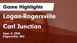 Logan-Rogersville  vs Carl Junction  Game Highlights - Sept. 8, 2020