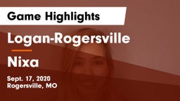 Logan-Rogersville  vs Nixa  Game Highlights - Sept. 17, 2020