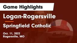 Logan-Rogersville  vs Springfield Catholic  Game Highlights - Oct. 11, 2022