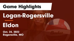 Logan-Rogersville  vs Eldon  Game Highlights - Oct. 24, 2022