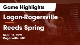 Logan-Rogersville  vs Reeds Spring  Game Highlights - Sept. 11, 2023