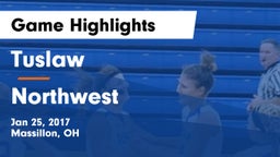 Tuslaw  vs Northwest  Game Highlights - Jan 25, 2017