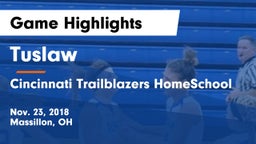Tuslaw  vs Cincinnati Trailblazers HomeSchool Game Highlights - Nov. 23, 2018