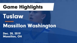 Tuslaw  vs Massillon Washington  Game Highlights - Dec. 28, 2019