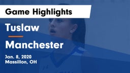 Tuslaw  vs Manchester  Game Highlights - Jan. 8, 2020