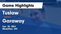 Tuslaw  vs Garaway  Game Highlights - Jan. 25, 2021