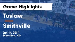 Tuslaw  vs Smithville  Game Highlights - Jan 14, 2017