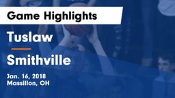 Tuslaw  vs Smithville  Game Highlights - Jan. 16, 2018