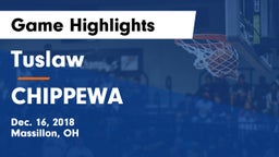Tuslaw  vs CHIPPEWA Game Highlights - Dec. 16, 2018