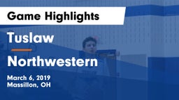 Tuslaw  vs Northwestern  Game Highlights - March 6, 2019