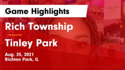 Rich Township  vs Tinley Park  Game Highlights - Aug. 25, 2021